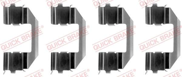 Set accesorii, placute frana QUICK BRAKE 109-1258