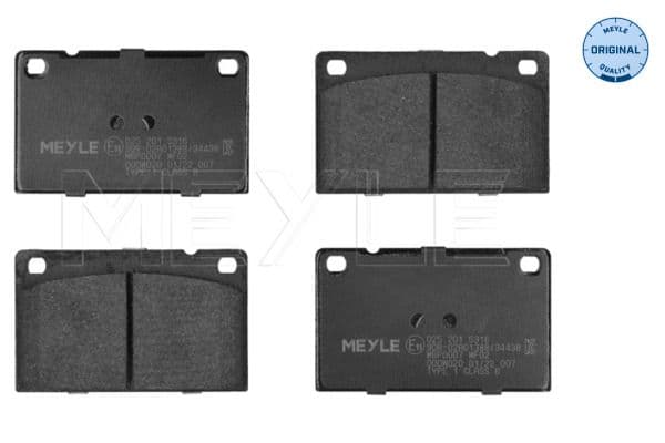 set placute frana,frana disc MEYLE -ORIGINAL: True to OE. 025 201 5316