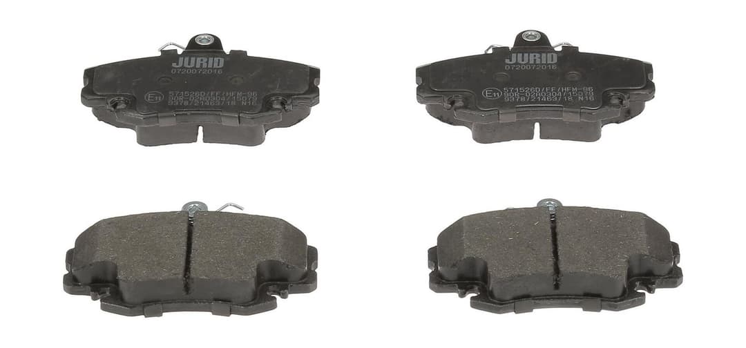 set placute frana,frana disc JURID 571526D