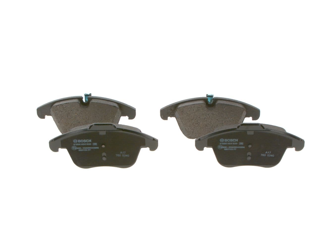 set placute frana,frana disc BOSCH 0 986 494 830