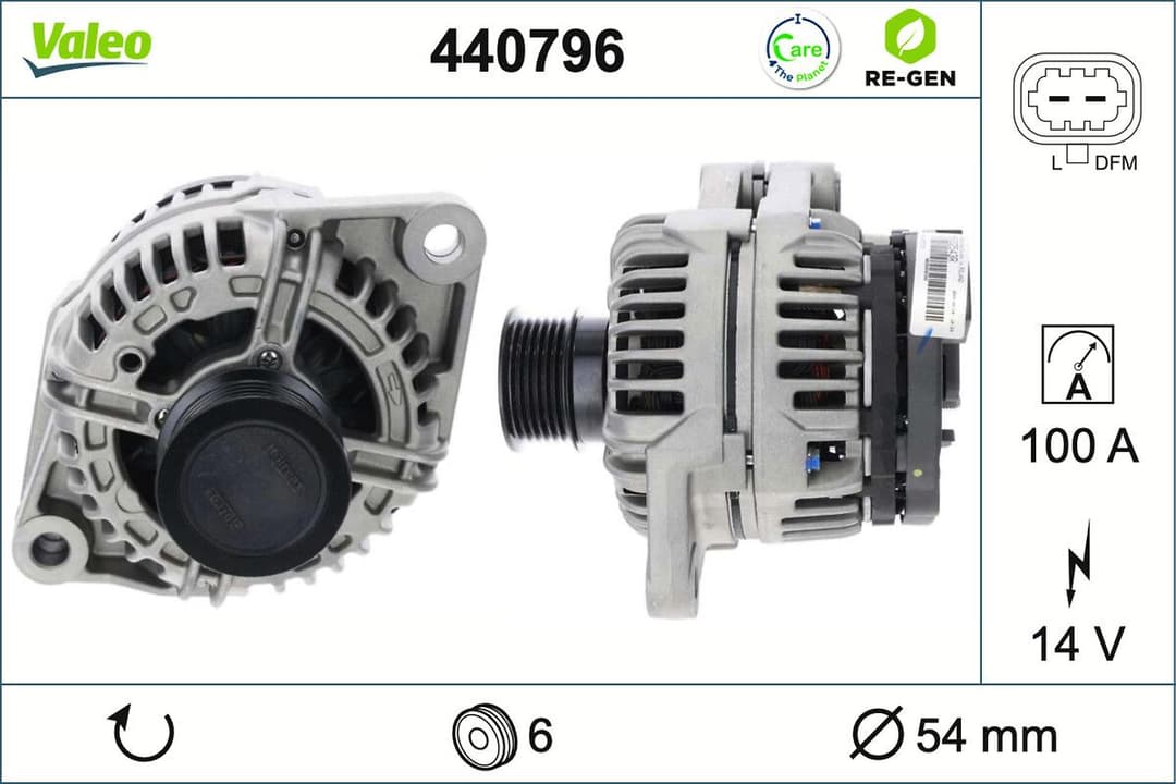 Generator / Alternator VALEO 440796