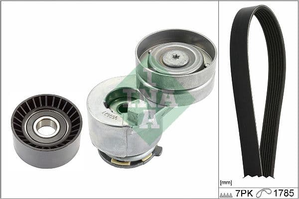 Set curea transmisie cu caneluri Schaeffler INA 529 0453 10