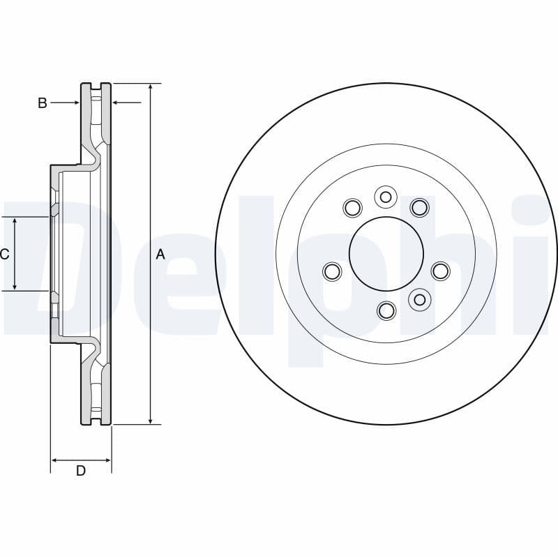Disc frana DELPHI BG9204C