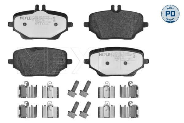 set placute frana,frana disc MEYLE -PD: Advanced performance and design. 025 262 1519/PD