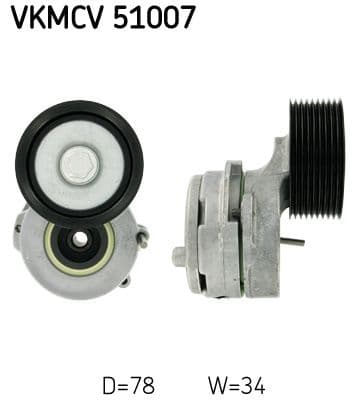 Intinzator curea, curea distributie SKF VKMCV 51007