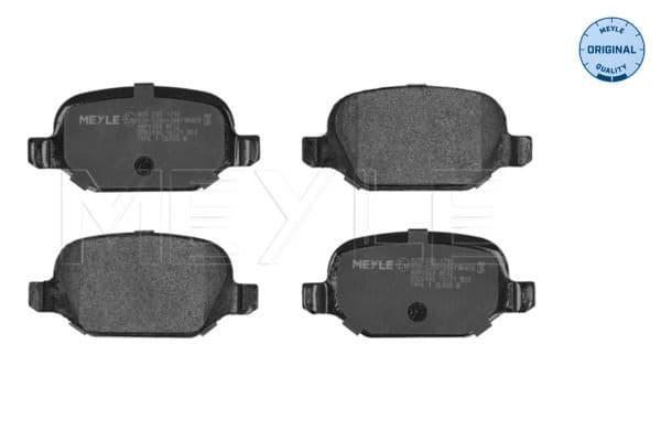 set placute frana,frana disc MEYLE -ORIGINAL: True to OE. 025 235 1716