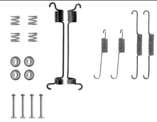 Set accesorii, sabot de frana TEXTAR 97011900
