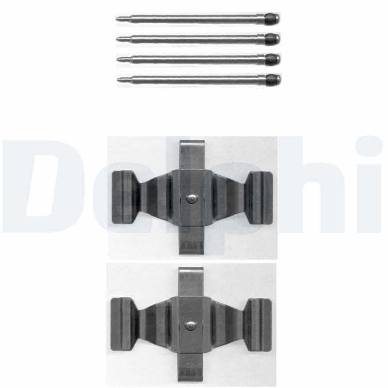 Set accesorii, placute frana DELPHI LX0398