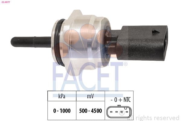 senzor,presiune ulei FACET 25.0077