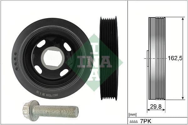 Fulie curea, arbore cotit Schaeffler INA 544 0179 20