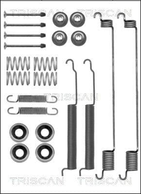 Set accesorii, sabot de frana TRISCAN 8105 142566