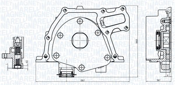 Pompa ulei MAGNETI MARELLI 351516000070