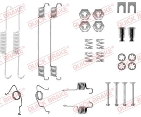 Set accesorii, sabot de frana QUICK BRAKE 105-0626