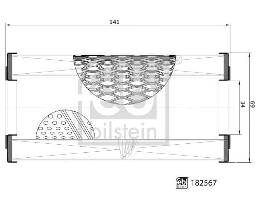 Filtru ulei FEBI BILSTEIN 182567
