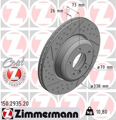 Disc frana ZIMMERMANN COAT Z 150.2935.20