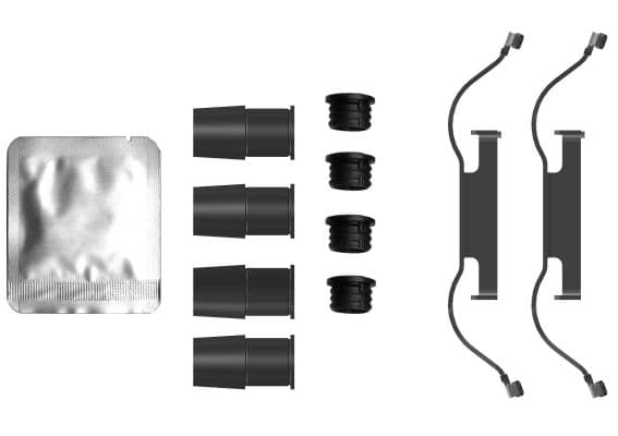 Set accesorii, etrier frana TEXTAR 82555800