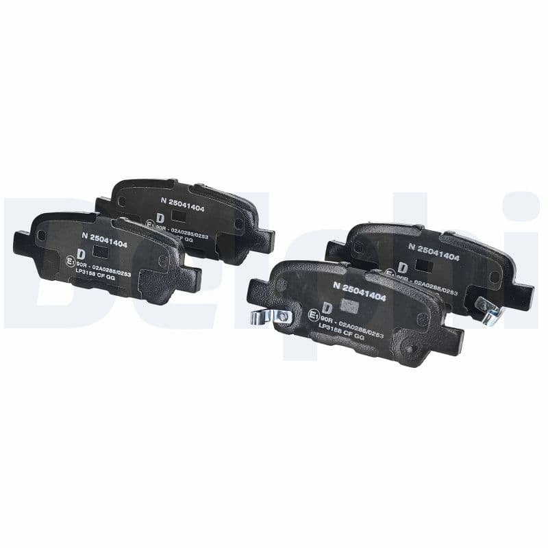set placute frana,frana disc DELPHI LP3158
