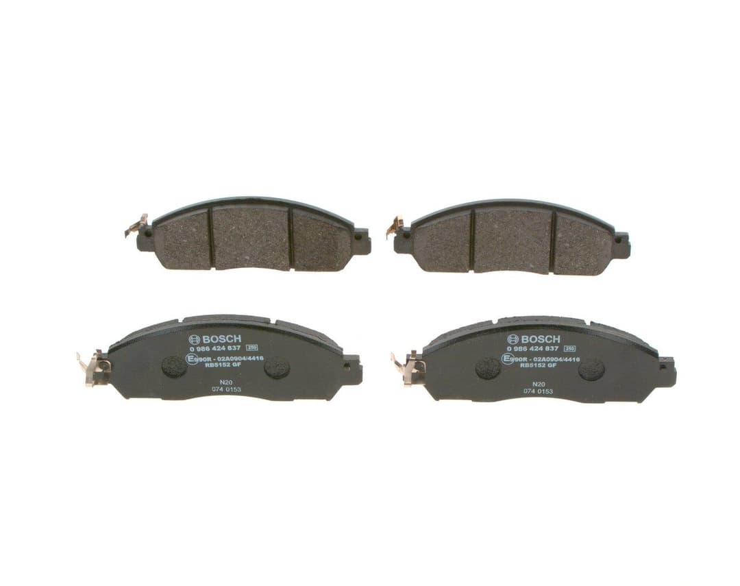 set placute frana,frana disc BOSCH 0 986 424 837