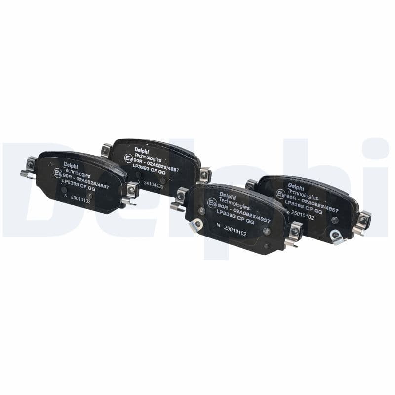 set placute frana,frana disc DELPHI LP3393