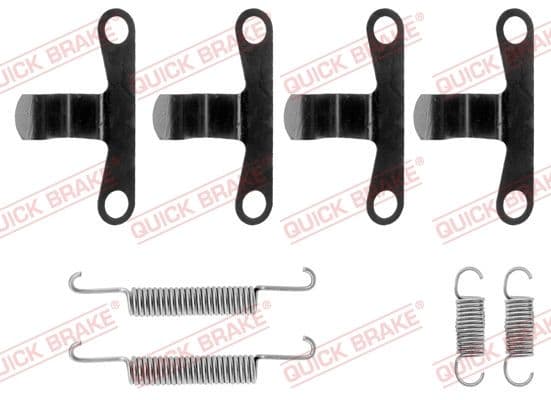 set accesorii, saboti frana parcare QUICK BRAKE 105-0594