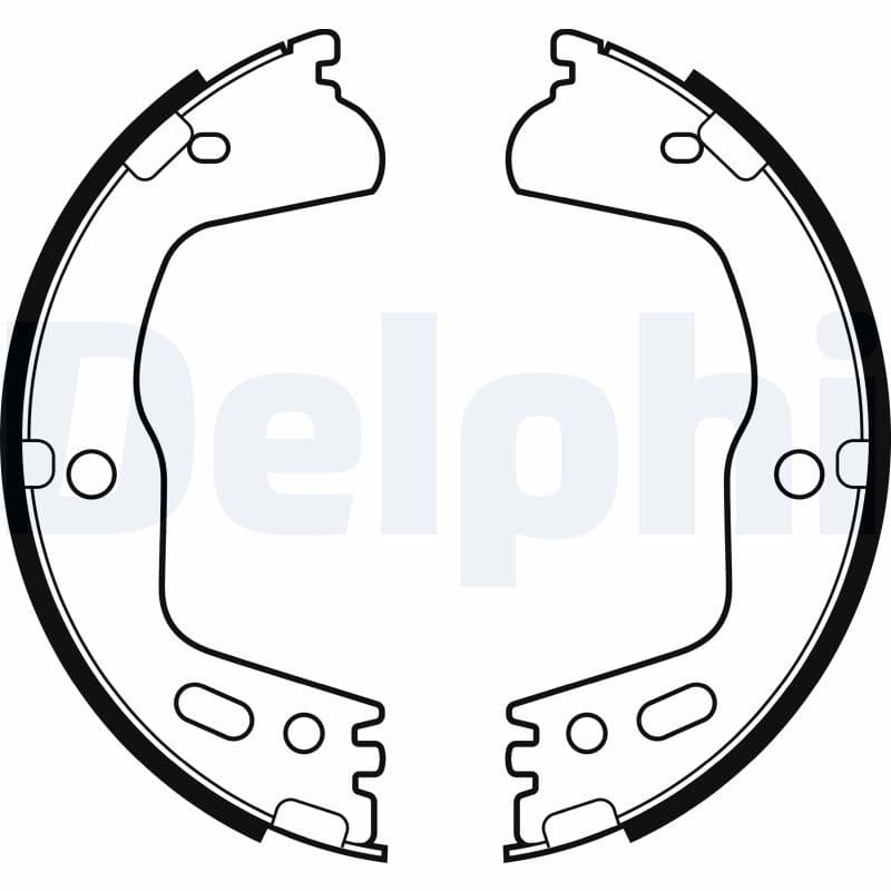 Set saboti frana, frana de mana DELPHI LS2155