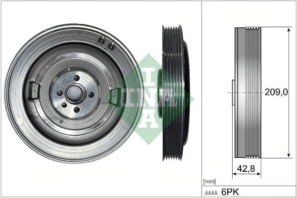 Fulie curea, arbore cotit Schaeffler INA 544 0514 10