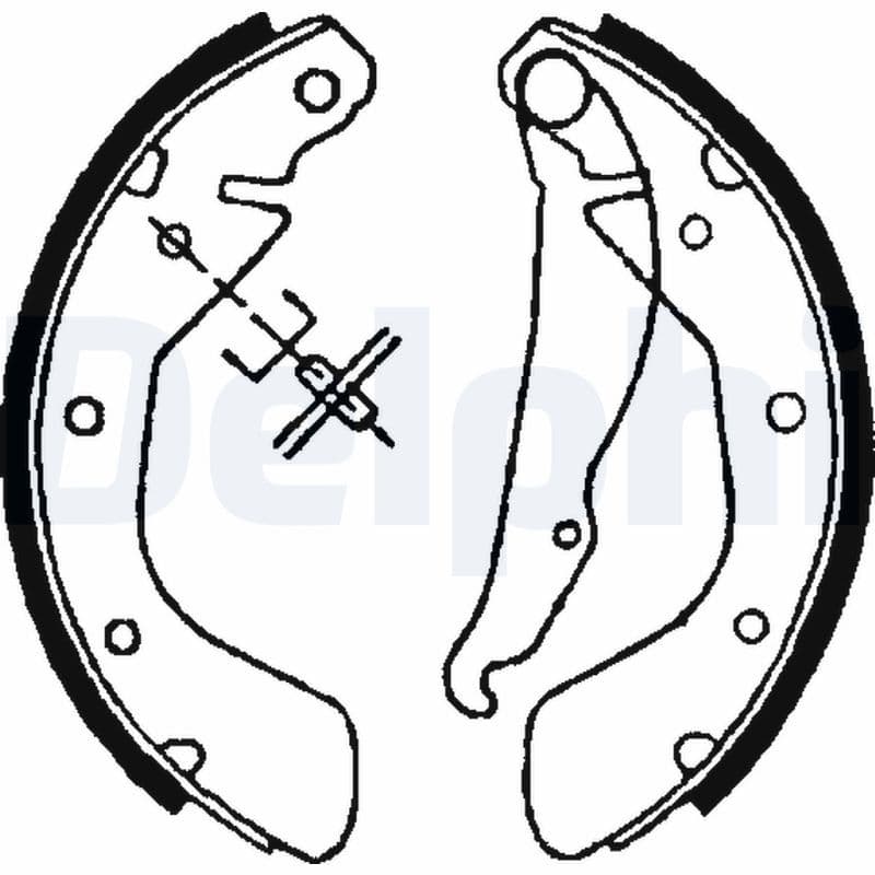 Set saboti frana DELPHI LS1621