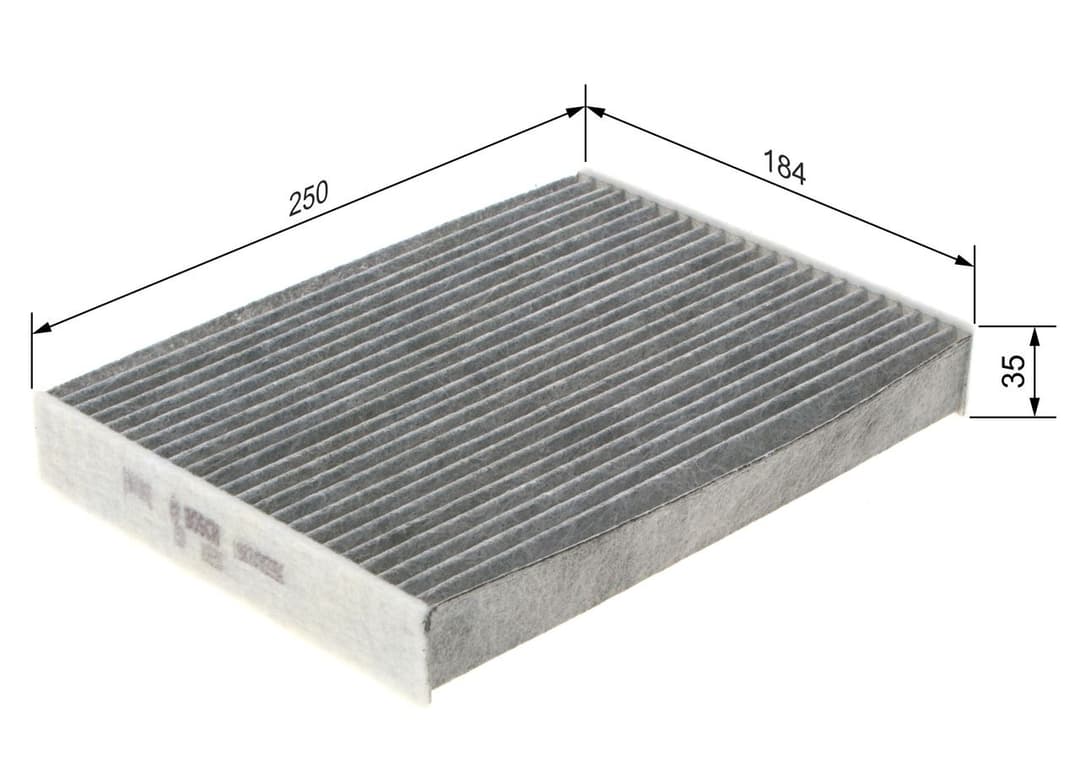 Filtru, aer habitaclu BOSCH 1 987 435 556