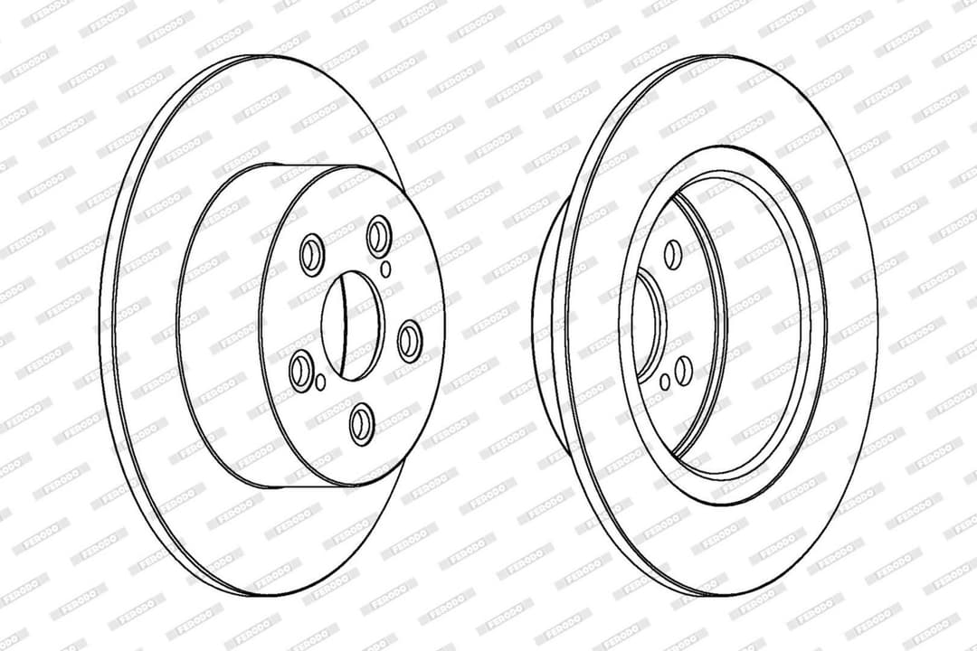 Disc frana FERODO DDF1556C