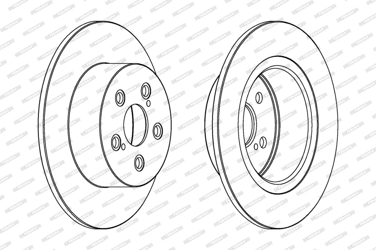 Disc frana FERODO DDF1556C