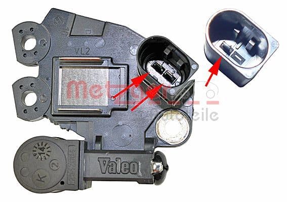 Regulator, alternator METZGER 2390079