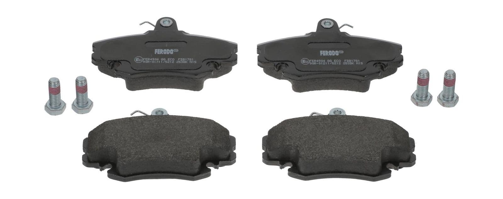 set placute frana,frana disc FERODO FDB1781