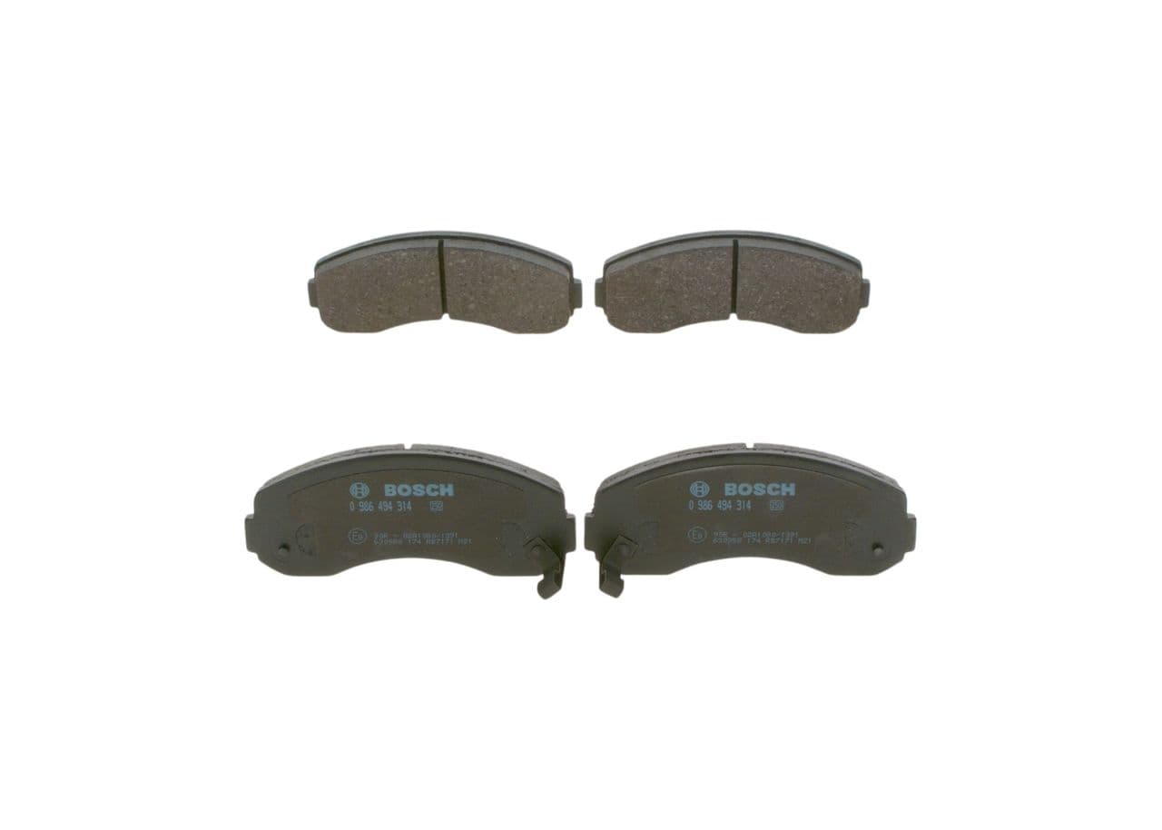 set placute frana,frana disc BOSCH 0 986 494 314