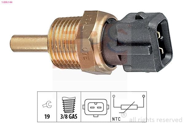 senzor,temperatura ulei EPS Made in Italy - OE Equivalent 1.830.144