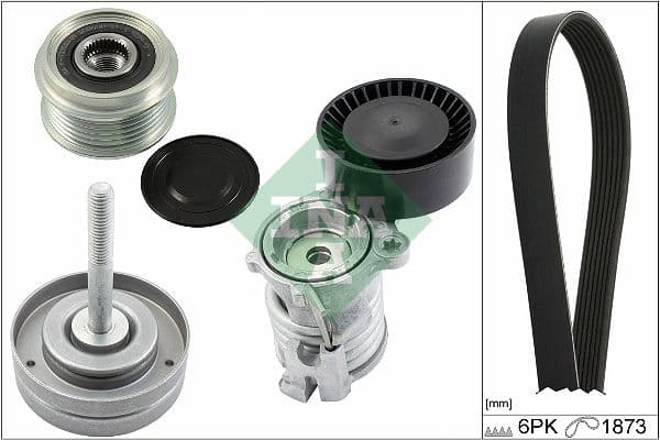 Set curea transmisie cu caneluri Schaeffler INA 529 0090 20