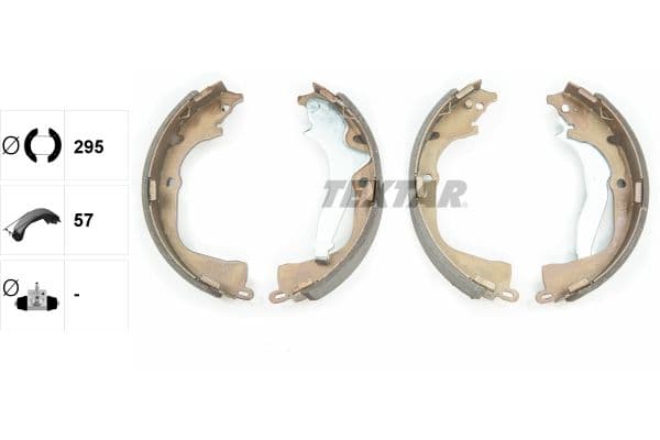 Set saboti frana TEXTAR 91078700