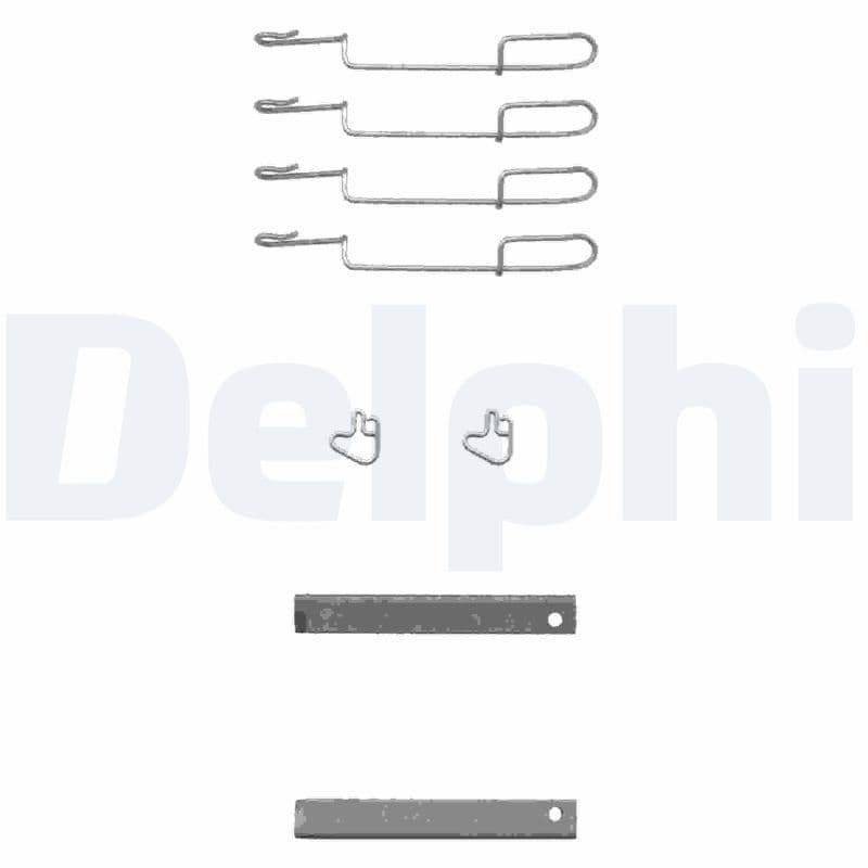 Set accesorii, placute frana DELPHI LX0347
