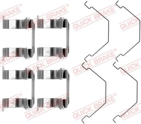 Set accesorii, placute frana QUICK BRAKE 109-1158