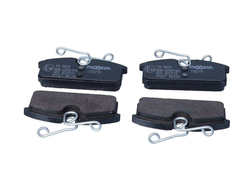 set placute frana,frana disc MAXGEAR 19-3929