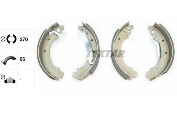 Set saboti frana TEXTAR 91028900