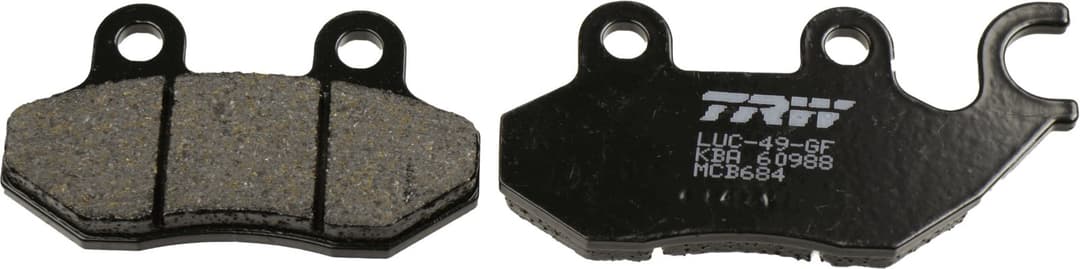 set placute frana,frana disc TRW Organic Allround MCB684