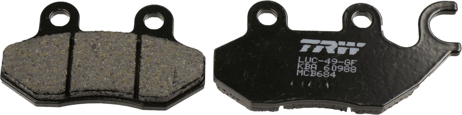 set placute frana,frana disc TRW Organic Allround MCB684