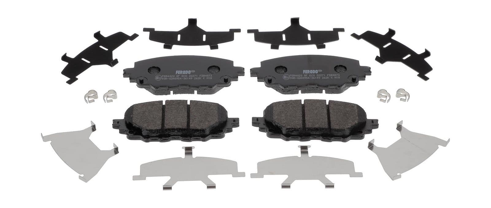set placute frana,frana disc FERODO PREMIER ECO FRICTION FDB4873