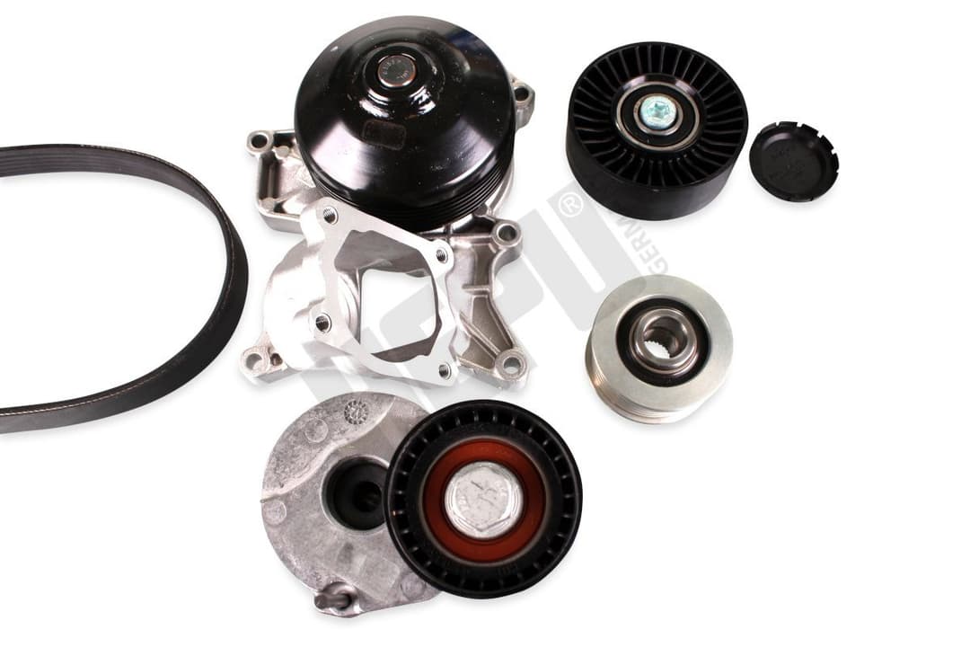 Pompa apa + Set curea transmisie cu caneluri HEPU PK04211