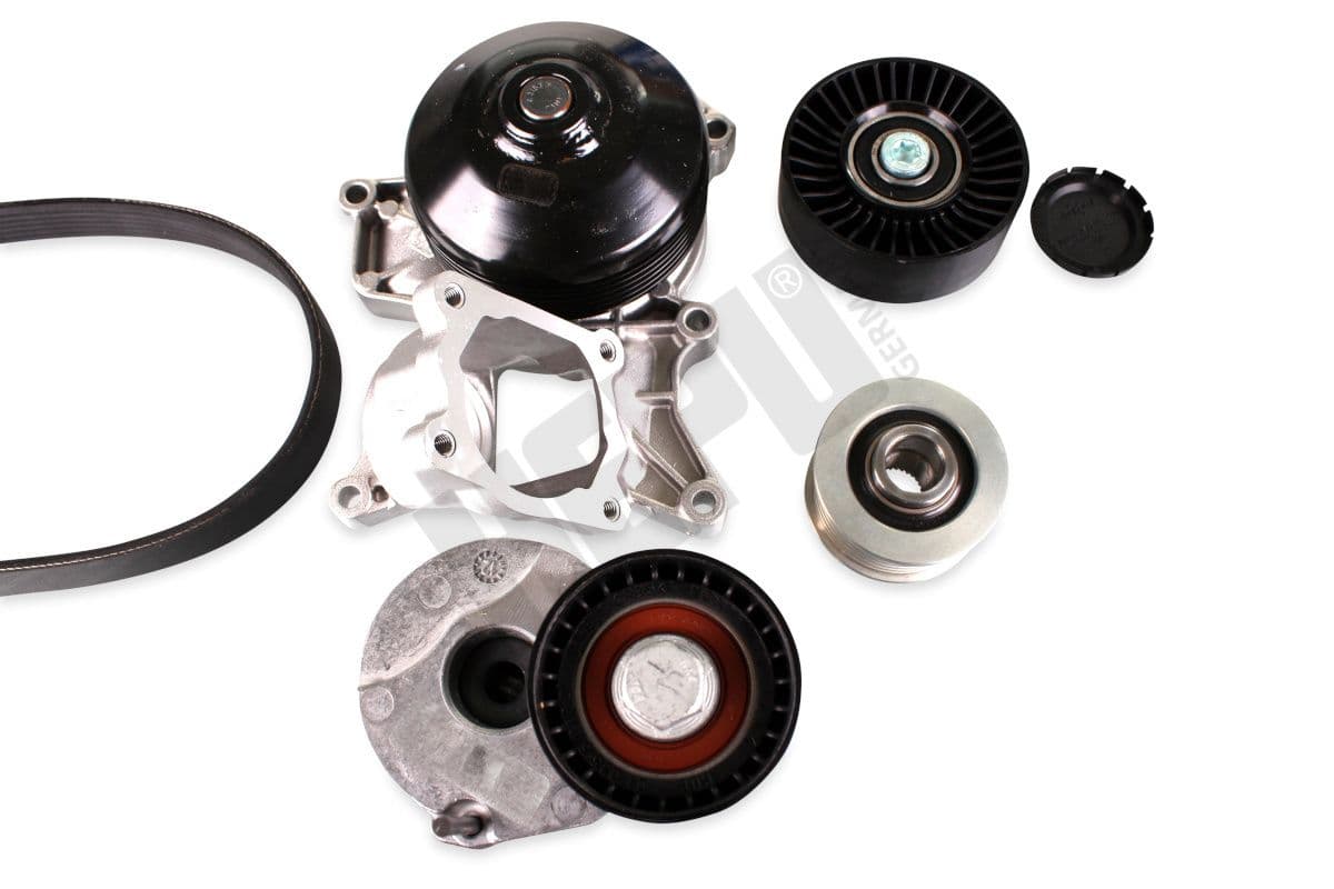 Pompa apa + Set curea transmisie cu caneluri HEPU PK04211