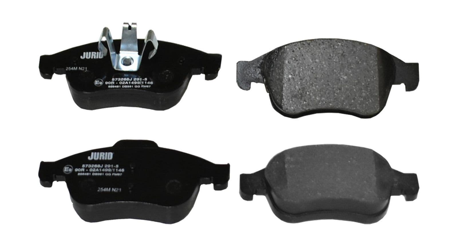set placute frana,frana disc JURID 573268J