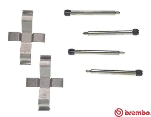 Set accesorii, placute frana BREMBO A 02 295