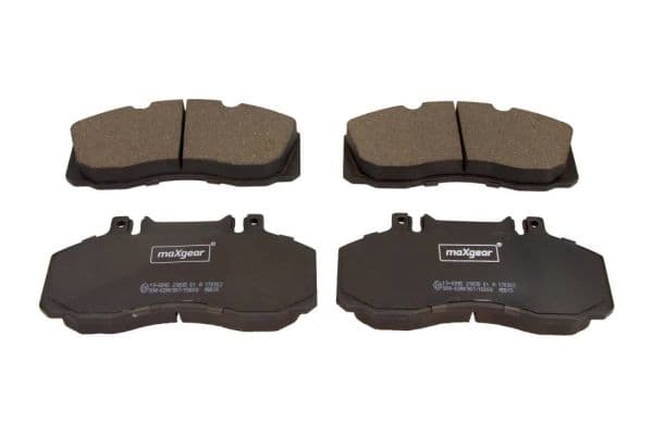 set placute frana,frana disc MAXGEAR 19-0895