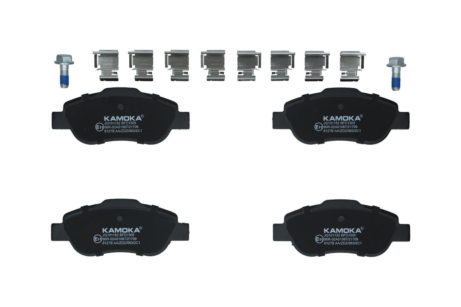 set placute frana,frana disc KAMOKA JQ101152