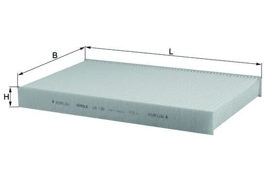 Filtru, aer habitaclu MAHLE LA 138